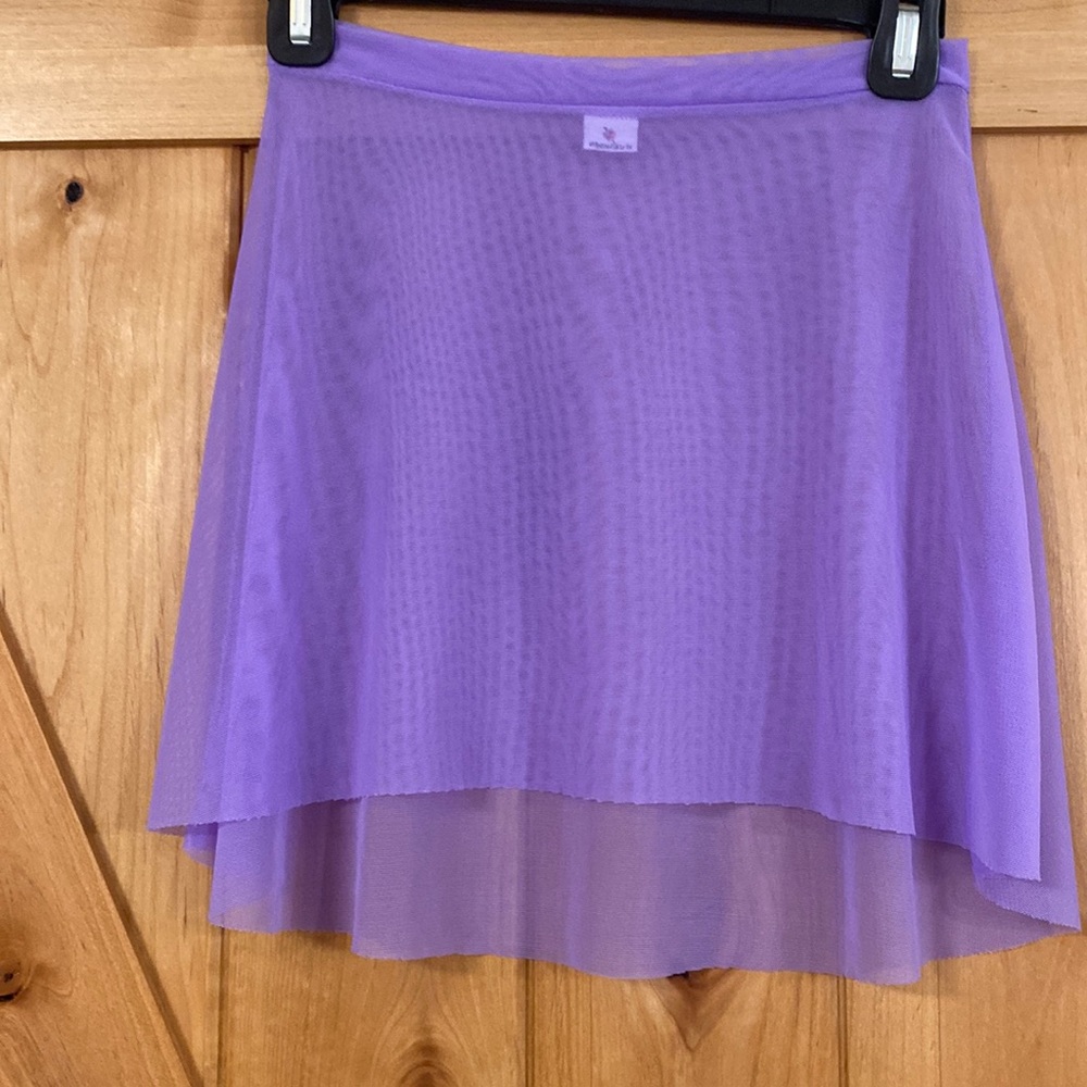 Moore Skirts Mesh High Low Lilac Ballet Skirt